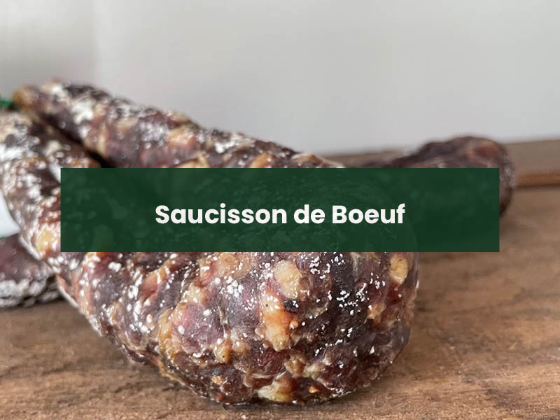 Achat de saucissons de Boeuf & Porc de Savoie - AYMONIER VIANDES !